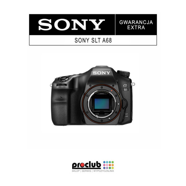 Gwarancja Extra dla aparatu Sony a68
