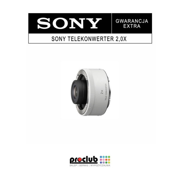 Gwarancja extra Sony Telekonwerter 2.0x