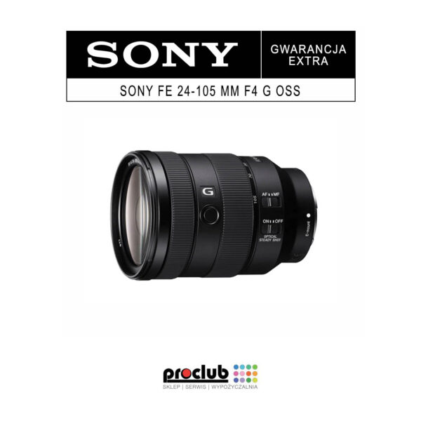 Gwarancja extra Sony FE 24-105 mm F4 G OSS