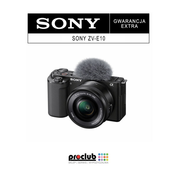 gwarancja extra Sony ZV-E10