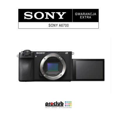 gwarancja extra Sony A6700